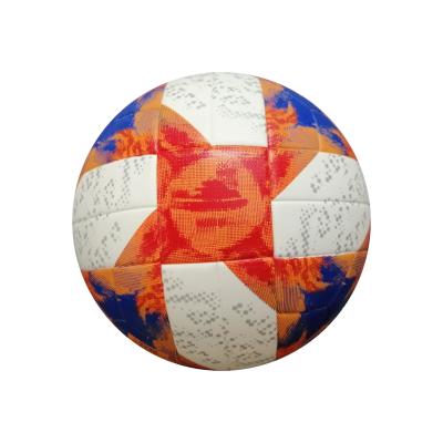 China Hot Selling PU Professional Match Football Customize Size 5 Leather PU Soccer Football Training Ball for sale