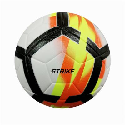 China Promotion Design PU Logo Soccer Ball New PU Hand Stitched Football Special For Competition High Quality for sale