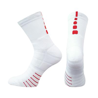 China Breathable Custom Made Custom Made Sports Sock Professional Basketball Sports Sock Men Anti Slip Ankle Socks Factory for sale