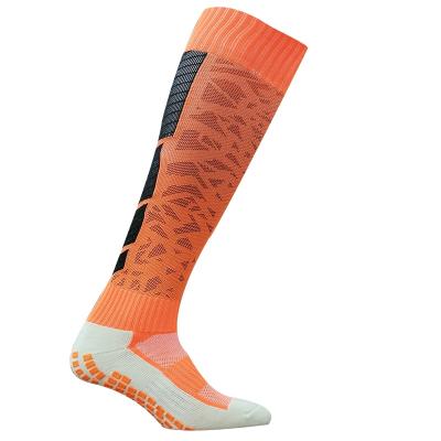 China Custom Breathable Terry Tube Socks Adult Non-slip Sports Football Anti Slip Sports Grab Socks For Men for sale