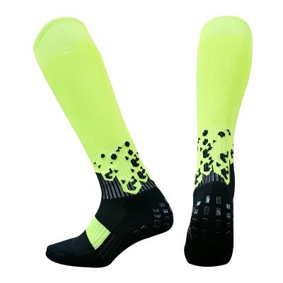 China China Latest Design Logo Men's and Women's Breathable Socks Wholesale Customized Grip Socks Professional Sports Football Socks for sale