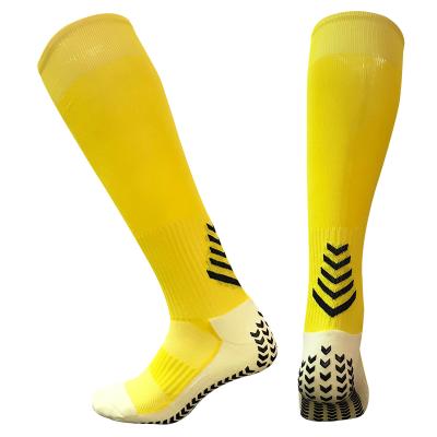 China Breathable High Long Knee Socks For Adult Anti Slip With Silicon Dot Athletic Socks For Adults Unisex Wear for sale