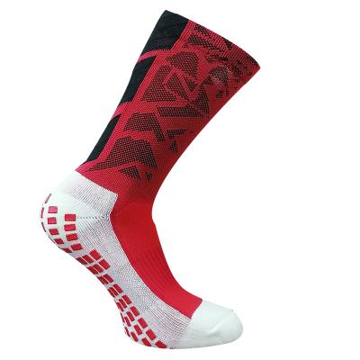 China RX-FOX Breathable Multi Color Non-Skid Football Socks Custom Designed Football Grip Socks for sale