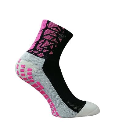 China Breathable Wholesale Custom Logo Sports Socks Soccer Grip Socks Non Slip Breathable Sweat Absorption for sale