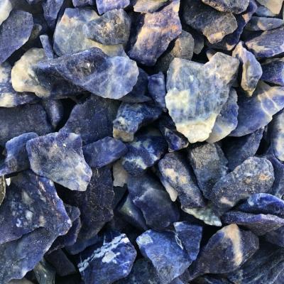 China Wholesale Natural Sodalite Crystal Rough Raw Quartz Blue Stone from China for sale