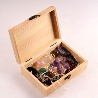 China Wholesale Europe Design Tumbled Gemstone Chakra Kit Crystals Healing Meditation Box Set For Gift for sale