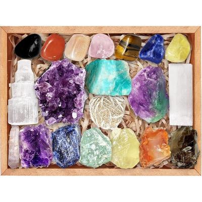 China Crystal Specimens Healing Natural Crystals and Rough Stones from Europe Crystal Kit Chakra Protection Healing Sets and Tumbled for sale