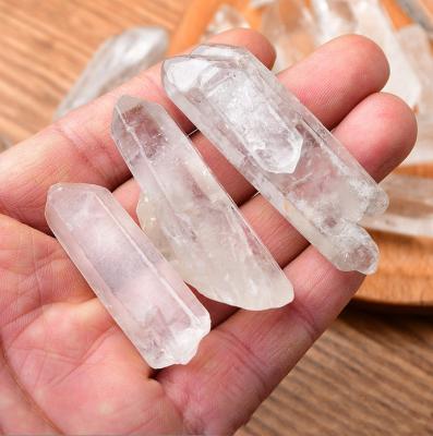 China China Wholesale Bulk Rough Raw Clear Quartz Crystal Point For Home Decoration for sale