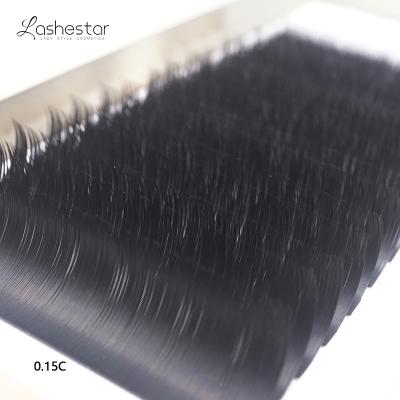 China Feather ladystyle OEM matte flat eyelash pbt wholesale ellipse lashes extensions for sale