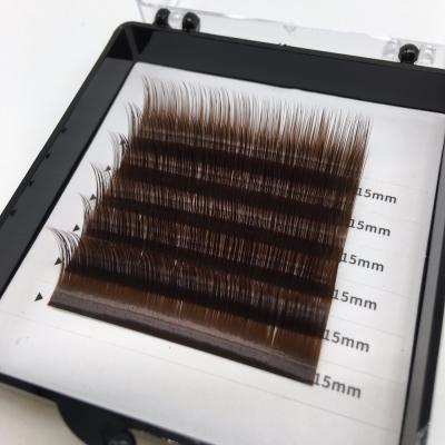 China Different natural strand extension strands with coffee brown color for sale