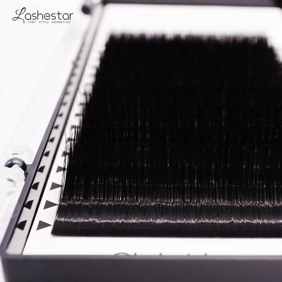 China Ladystyle Tapered OEM Lash Fan Automatic Korean Easy Eyelash Extensions Synthetic Hair for sale