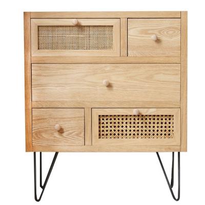 China (Other)Adjustable Bedroom Furniture Customized Rustic Natural Wood Farmhouse Storage Cabinet Chest Table With Drawers for sale