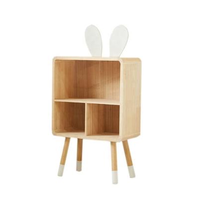 China Living Room Furniture Factory Wholesale Kids Storage Shelf Modern Natural Solid Wood Wardrobe For Living Room Bedroom for sale