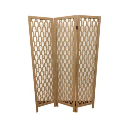 China Europe Bedroom Living Room Office Wholesale Rustic Farmhouse Wooden Room Divider Screen for sale