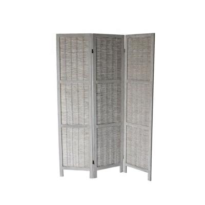 China Europe Bedroom Living Room Office Wholesale Rustic Farmhouse Wooden Room Divider Screen for sale