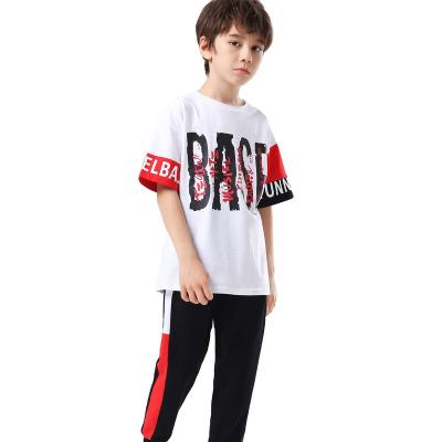 China Breathable Boys Clothes Set Sweatshirt Pants 2 Pieces Equipment Spring Autumn Kids Sport Suit Children Clothing 7 8 10 11 12 Years 2023 Fashion for sale