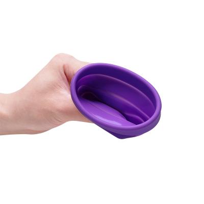 China Eco-friendly Collapsible  Silicone Fold Cup Steriliser Menstrual Cup Sterelisator for sale