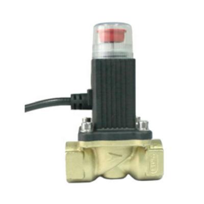 China Good General Promotion Function Safety 1/2 Half Inch 12V Brass Gas Solenoid Valve for sale