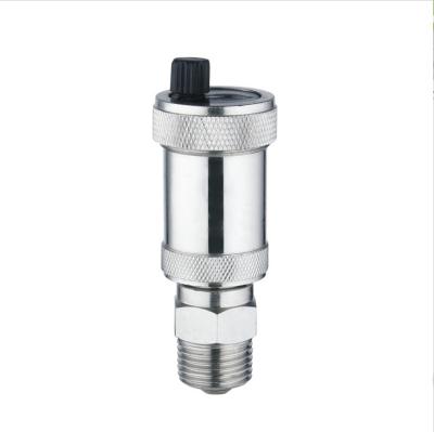 China General High Pressure Adjustable DN15 Chrome Plated Brass Auto Air Vent Valve for sale