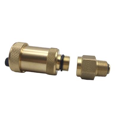 China Nature General Good Quality Brass Color Brass Manual Air Vent Valve for sale