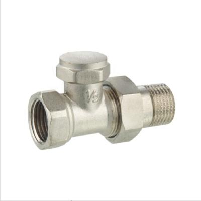 China DN15 General Straight Manual Thermostatic Control Radiator Valve for sale