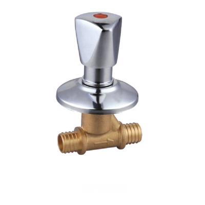 China Best General Quality Concealed Brass Stop Valve For PEX Pipe for sale