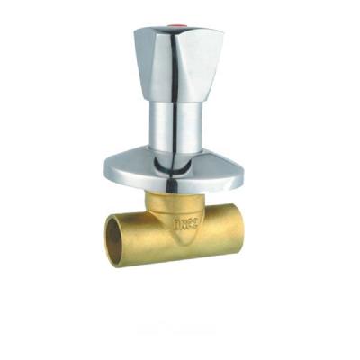 China Best General Quality Concealed Brass Stop Valve Manufacturer for sale