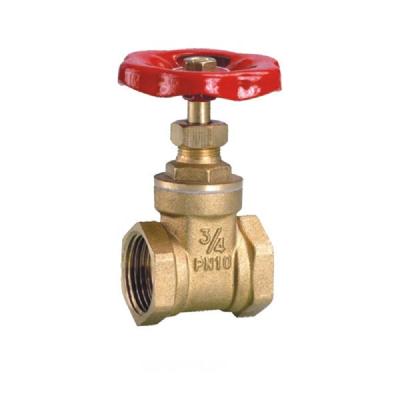 China General China Suppler Brass Two Way Gate Valve Internal Thread GateValve for sale