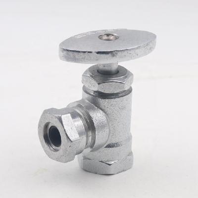 China General Brass Cartridge Triangle Valve Lavatory Angle Valve For Toilet for sale