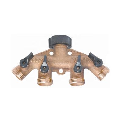 China Factory price cw617n general garden 5 ways brass ball valve for sale