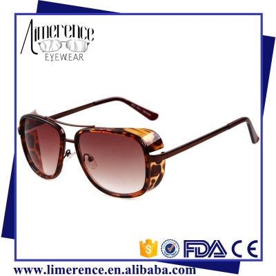 China Custom fashion sunglasses Limerence brand your own vintage steampunk sunglasses steampunk glass uv400 sun glasses driving goggles for sale