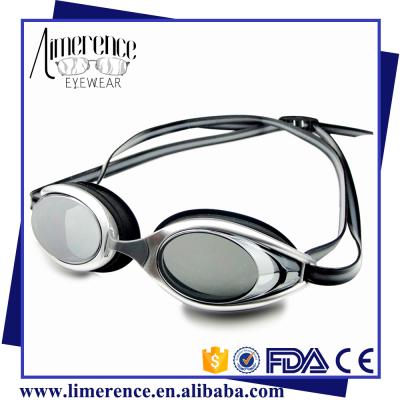 China Best Myopia Fashionable Silicone Glasses Swimming Optical Swimming Goggles for sale