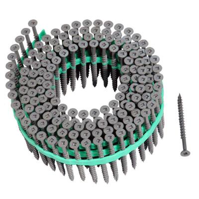 China Countersunk Flat Head Coil Assembled Square Screw Self Drilling Screw for sale