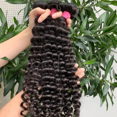 China CLJhair Factory Deep Wave Unprocessed Virgin Human Hair Wigs Deep Wave Mink Brazilian Hair Extension In Warehouse for sale