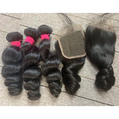 China Wholesale Raw Loose Wave Vietnamese Hair Vendors , Best Quality Cabelo Cuticle Aligned Unprocessed Virgin Brazalian Wavy Hair Bundle for sale