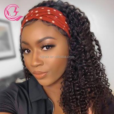 China Jerry Curl CLJHAIR Top Sellers, Superb Best Quality Wig 30 Inch Curly Hair Wigs 10A Headband Unprocessed Wigs For Black OE for sale