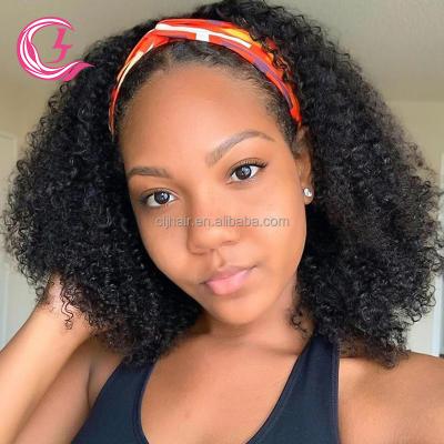 China CLJ Guangzhou Curly Curly Hair Factory, Shop 100 Short Wig Virgin 150 Density Online Mongolian Pixie Headband Wig With Lowest Price for sale