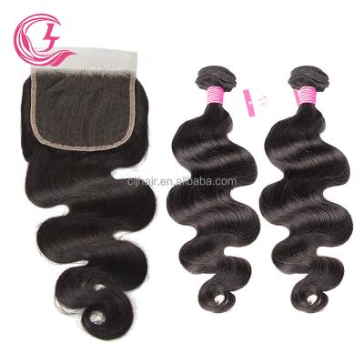 China Cljhair 2022 Popular Original Body Wave Natural Wave Plucked 5*5 Hd Transparent Invisible Lace Closure for sale