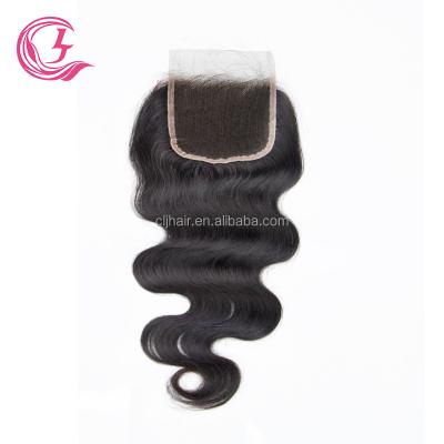 China Body Wave Cljhair Dropshipping Unprocessed Virgin Wet And Wavy Cuticle Aligned Hd Transparent Swiss Lace Closure 4X4 for sale