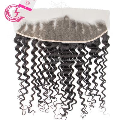 China Italian Curl Cljhair Shop 100 Virgin Pixie Cut Cuticle Aligned Plucked Hd Sheer Headband Online Movie Lace Hairband for sale