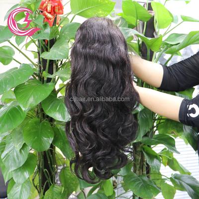 China Body Wave Cljhair Guangzhou Hair Factory, High Grade Regular Big Size Hair Wave Glueless Braid Wigs Wholesale for sale