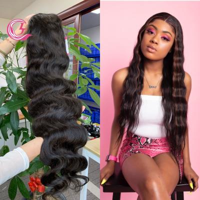 China Superb Best Quality Body Wave Virgin Human Hair Crochet Wholesale Mink Bleached Knots Glueless Cuticle Aligned Virgin Hair Hd Lace Wig for sale