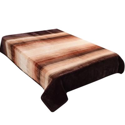 China Anti-pilling various wholesale price good quality models new embossed mink blanket 1 ply for sale