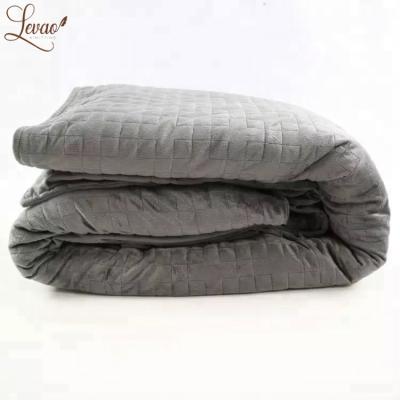 China Softest Cooling Weighted Anti-pilling Blanket For Adults for sale