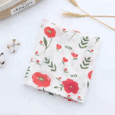 China Anti-pilling organic bamboo muslin wrap blankets for newborn for sale