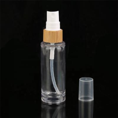 China Eco - Friendly / Recycling 20ml 30ml Min Quantity Luxury Plastic Clear Cosmetic Spray Bottles With White Pump for sale