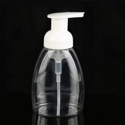 China Custom Cleansing Plastic Air Foam Pump Bottle 250ml 300ml Plastic Clear Pump Bottles for sale