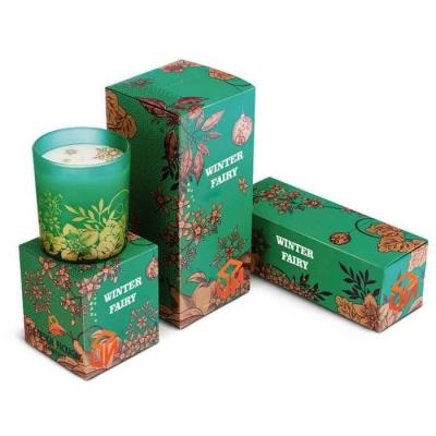 China Custom Handmade Wholesale Empty Paper Cardboard Rigid Custom Gift Packaging Boxes For Candles for sale