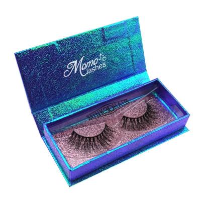 China Handmade Custom Design Glitter Effect Eyelash Paper Lash Sleeve Packaging Box Box for sale