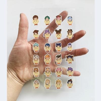 China Decorative Sticker Hot Selling Waterproof Custom Transparent Clear Background Die Cut Sticker Sheet for sale